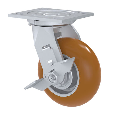 Vestil caster. - CST-VE-5X2PUAD-SWB