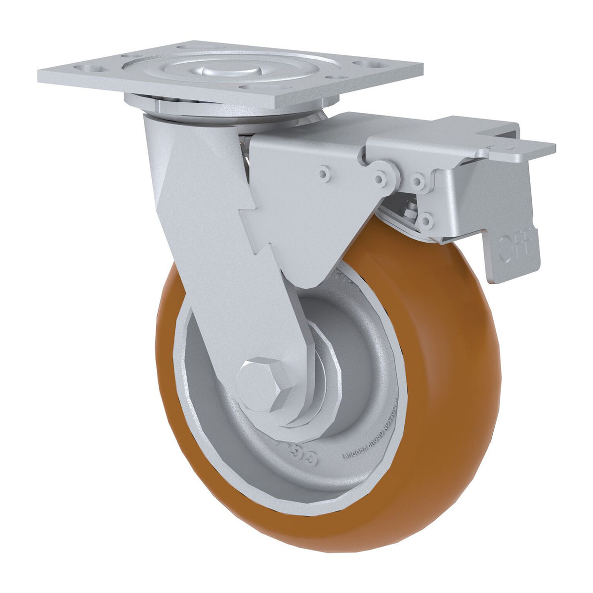 Vestil caster. - CST-VE-6X2PUAD-SWTB