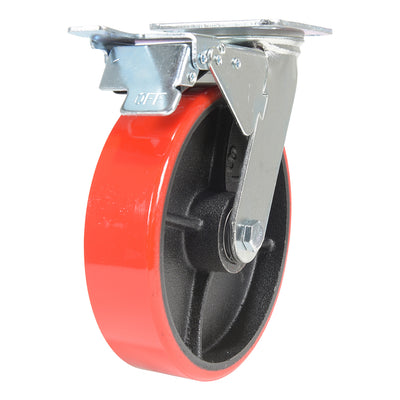 Vestil caster. - CST-VE-8X2PU-SWTB