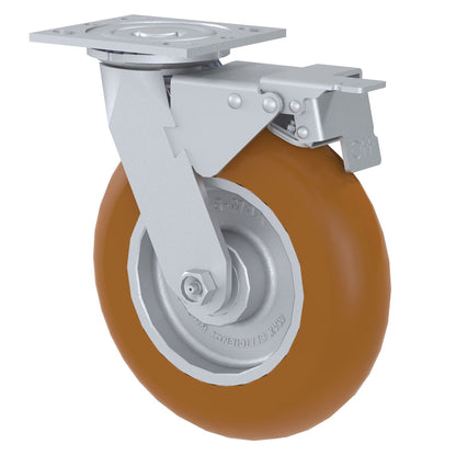 Vestil caster. - CST-VE-8X2PUAD-SWTB