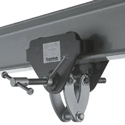 CTP 1 Ton (t) Capacity and 2-1/4 to 6 Inch (in) I-Beam Flange Range Adjustable Trolley Clamp