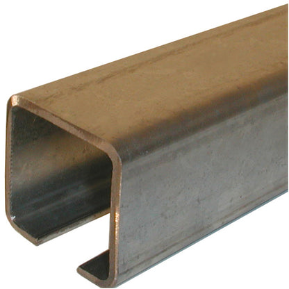 Rolled Galvanized Steel Track - 20 ft Section - per foot.