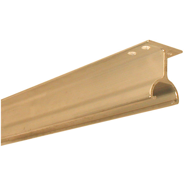 Extruded Aluminum Track - 10 ft Section - per foot.