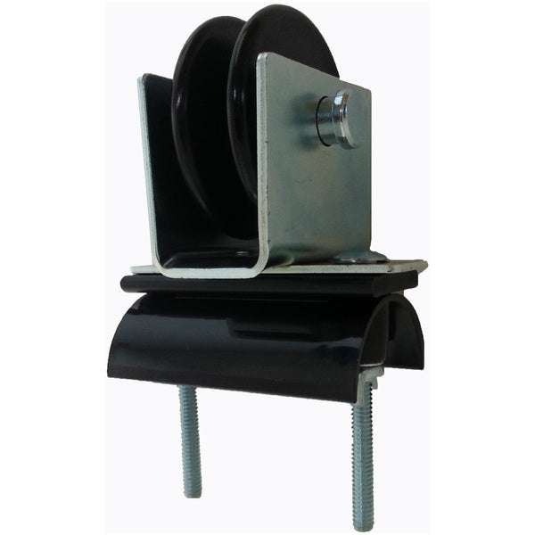 Single Wheel Trolley Assembly, 3" Diameter Saddle