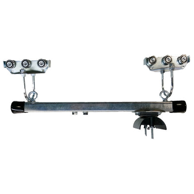 Control Trolley Assembly, Steel Wheels, 3" Diameter Nylon Saddle