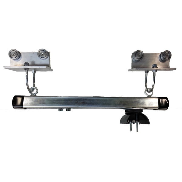 Control Trolley Assembly, Steel Wheels, 3" Diameter Nylon Saddle