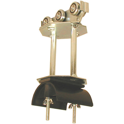 SS Tow Trolley Assembly, SS Wheels, 3" Diameter Nylon Saddle
