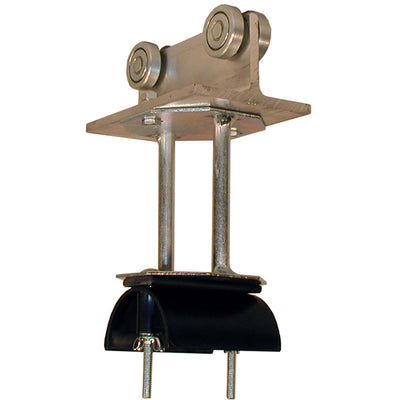 Tow Trolley Assembly, Steel Wheels, 3" Diameter Nylon Saddle