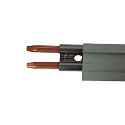 160 Amp - Figure Eight Rolled Stainless Steel/Copper - 10 ft. Section