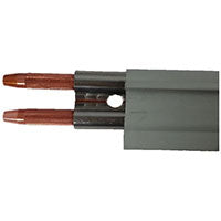 160 Amp - Figure Eight Rolled Stainless Steel/Copper - 10 ft. Section