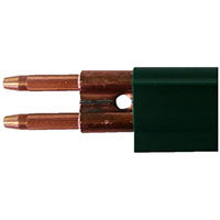 250 Amp - Figure Eight Rolled Copper/Galvanized - 10 ft. Section