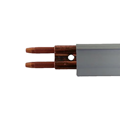 250 Amp - Figure Eight Rolled Copper/Galvanized - 10 ft. Section