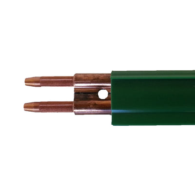 250 Amp - Figure Eight Rolled Copper/Galvanized - 10 ft. Section