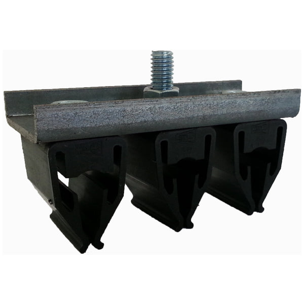 Plastic Triple Hanger Assembly - Snap-In Type - 1.5" Centers