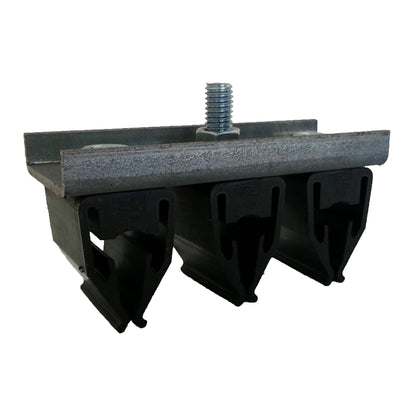 Plastic Triple Hanger Assembly - Snap-In Type - 1.5" Centers