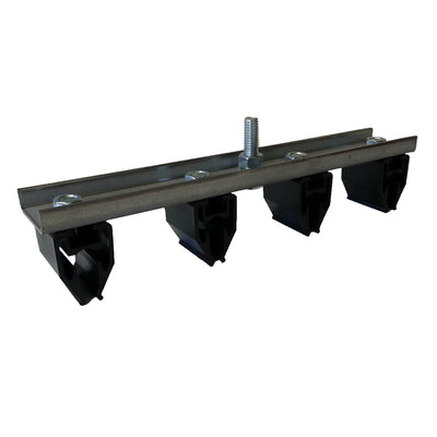 Plastic Four Gang Hanger Assembly - Snap-In Type - 3.0" Centers