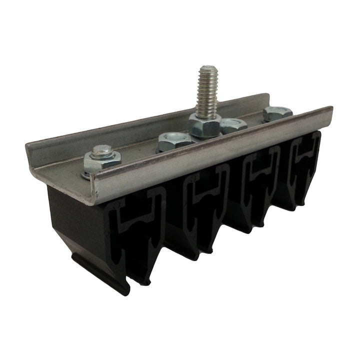 Plastic Four Gang Hanger Assembly - Snap-In Type - 1.5" Centers