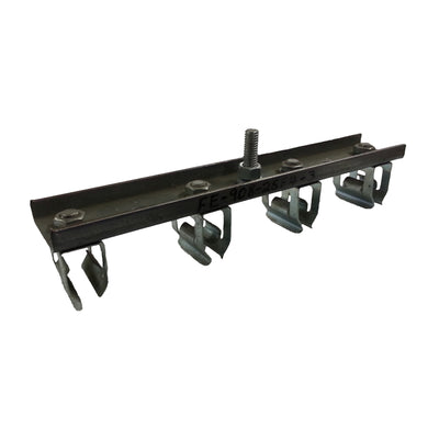 Steel Four Gang Hanger Assembly - Snap-In Type - 3.0" Centers