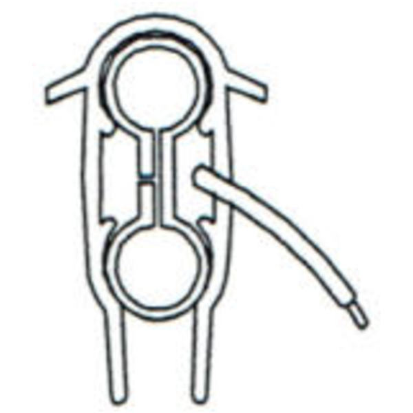 250 Amp - Figure Eight Rolled Copper/Galvanized - Green