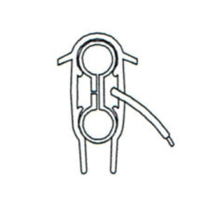 250 Amp - Figure Eight Rolled Copper/Galvanized