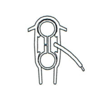 110 Amp - Figure Eight Rolled Galvanized Steel