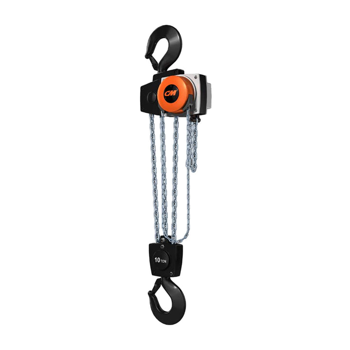 CM® Hurricane 360 Degree 10 Ton (t) Capacity 20 Feet (ft) Standard Lift Hand Chain Hoist