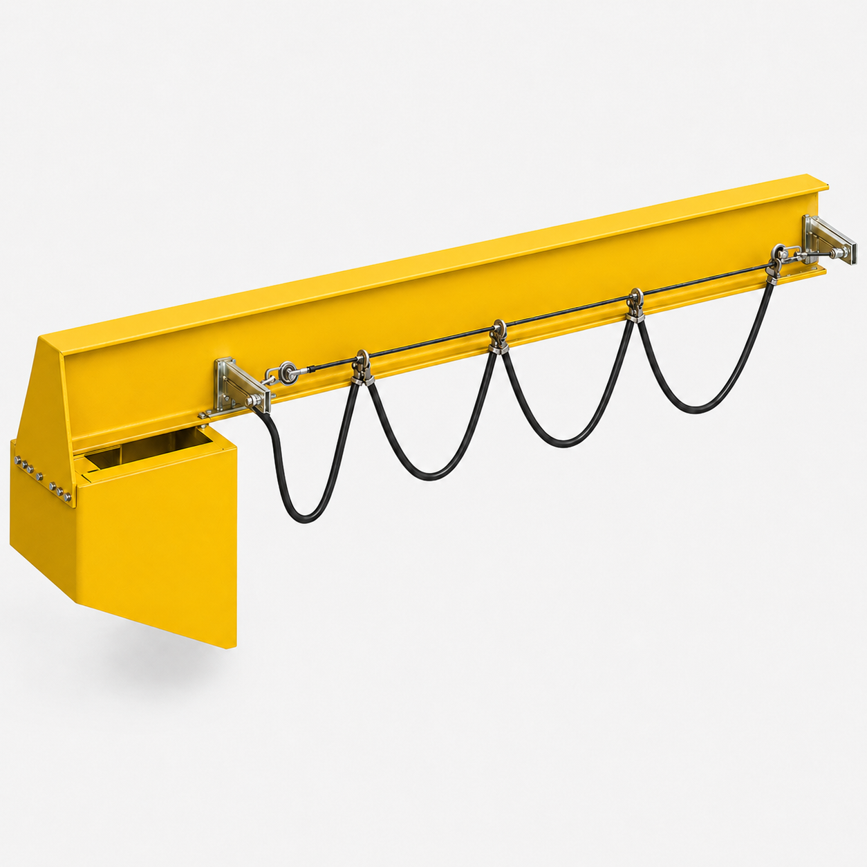 Gorbel Free Standing Jib Crane Tagline Assembly - 8 ft Span
