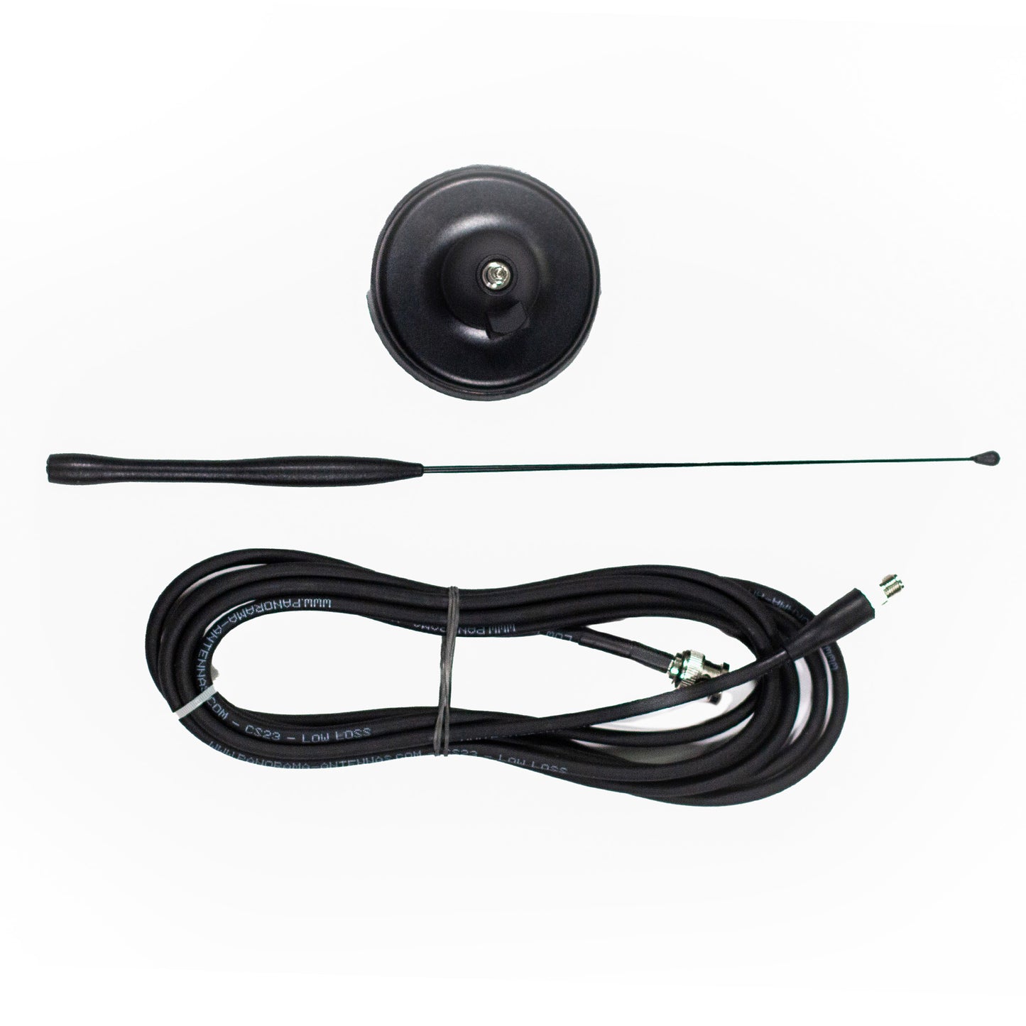 
Insulated and magnetic remote antenna 419-433MHZ, 1/2 wave, 3m Cable - BNC