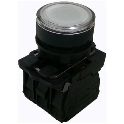 Illuminated White L.E.D. Momentary Switch