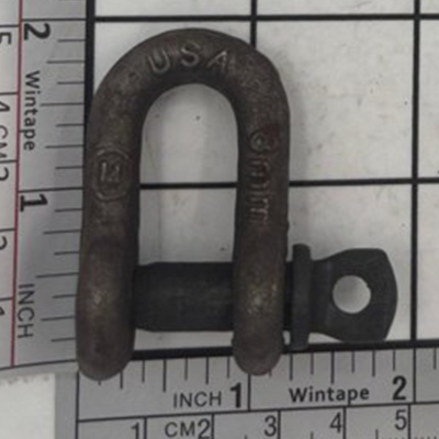 5/16" Super Strong Chain Shackle - Screw Pin, Self Colored - M747
