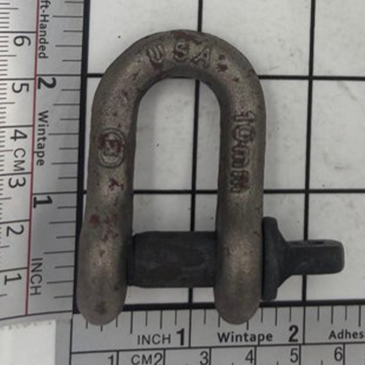 3/8" Super Strong Chain Shackle - Screw Pin, Self Colored