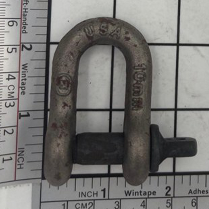 3/8" Super Strong Chain Shackle - Screw Pin, Self Colored