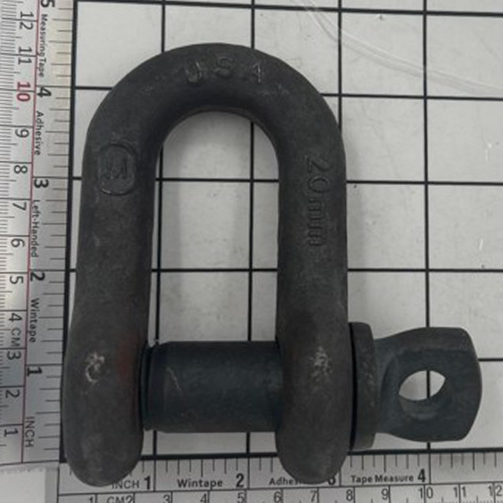 3/4" Super Strong Chain Shackle - Screw Pin, Self Colored
