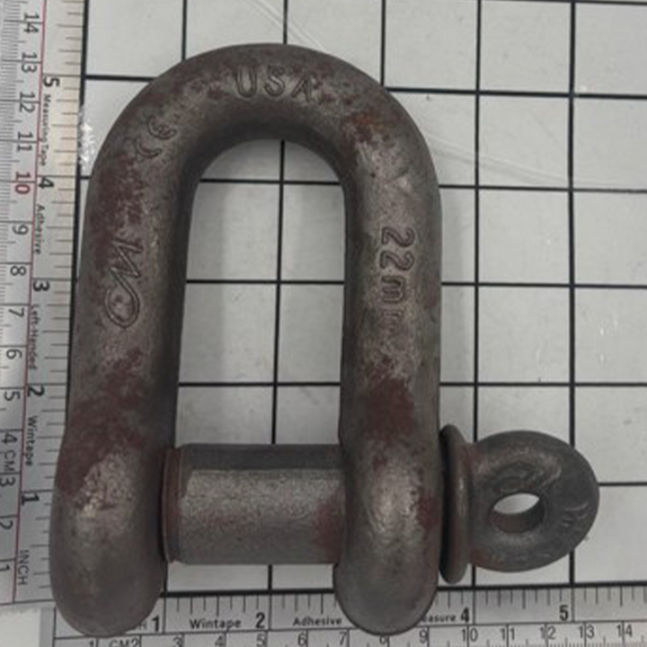 7/8" Super Strong Chain Shackle - Screw Pin, Self Colored