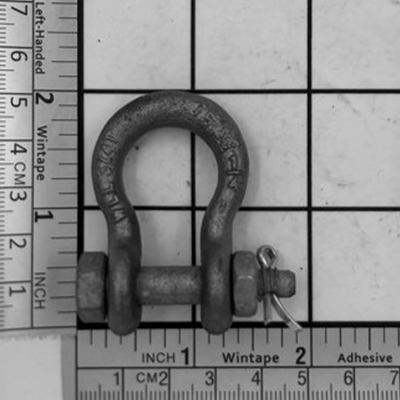 1/4" Super Strong Anchor Shackle - Bolt, Nut & Cotter, Self Colored - M846