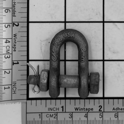 1/4" Super Strong Chain Shackle - Bolt, Nut & Cotter, Self Colored
