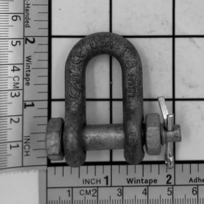 5/16" Super Strong Chain Shackle - Bolt, Nut & Cotter, Self Colored - M947