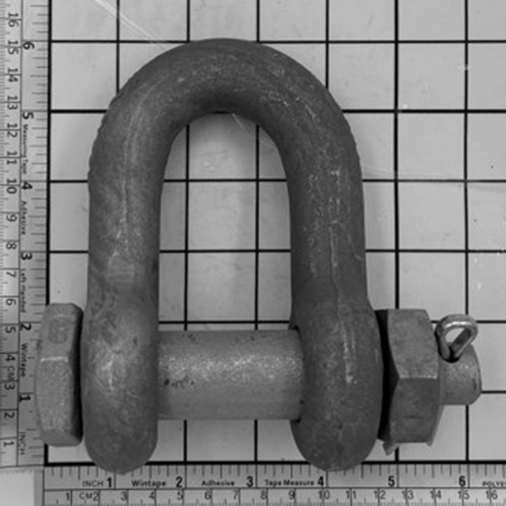 1" Alloy Chain Shackle - Bolt, Nut & Cotter, Galvanized