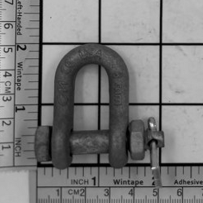 5/16" Carbon Chain Shackle - Bolt, Nut & Cotter, Galvanized - MC947G
