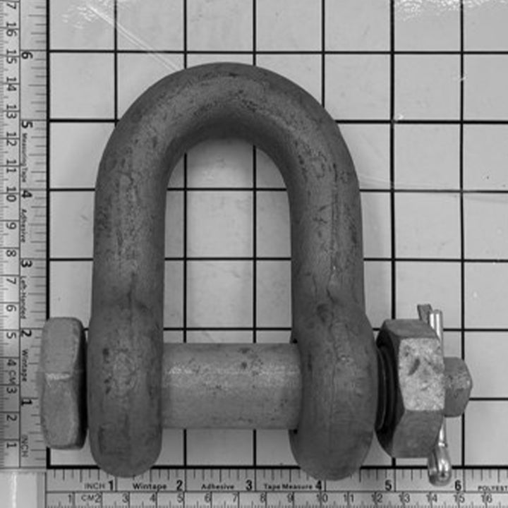 1" Carbon Chain Shackle - Bolt, Nut & Cotter, Galvanized