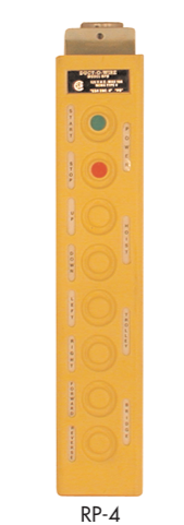 Duct-O-Wire RPB Series Pendant - 4 Motion - Two Speed with Momentary + E-Stop On/Off