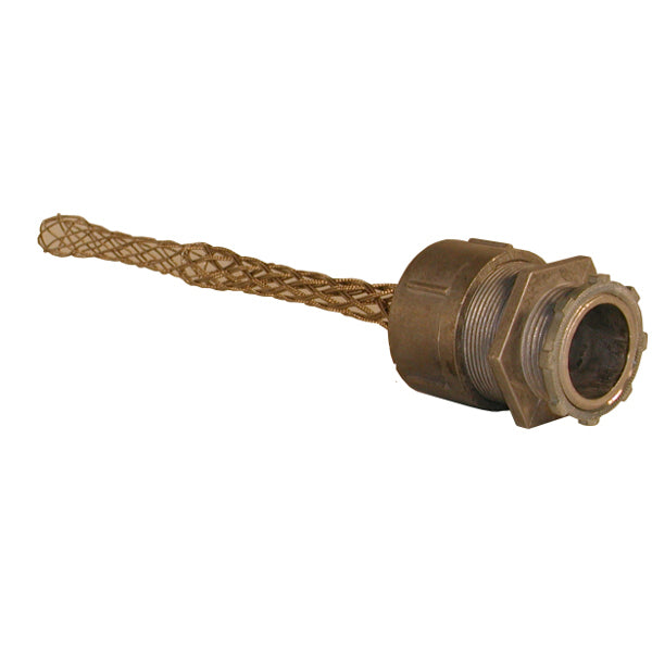 Wire Mesh Cord Grip with Connector and Bushing