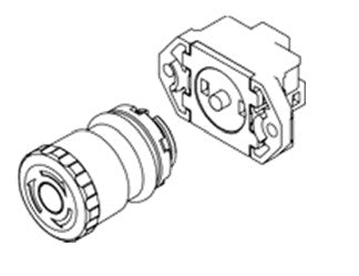 Emergency Stop Switch On/Off Rotate to Release