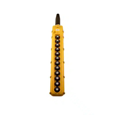 SBN Pendant Pushbutton Station, 12-Button, All Three-Speed