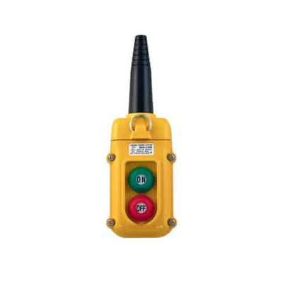 SBN Pendant Pushbutton Station, 2-Button with Maintained On/Off