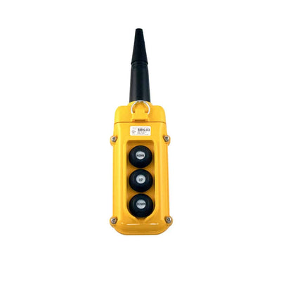 SBN Pendant Pushbutton Station, 3-Button, All Single-Speed