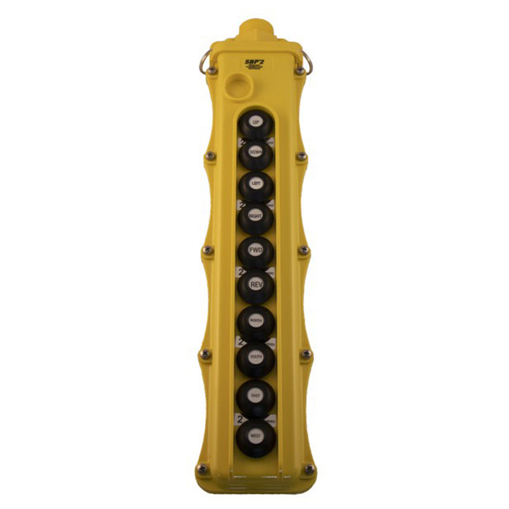 SBP2 Pendant Pushbutton Station, 10-Button, All Two-Speed