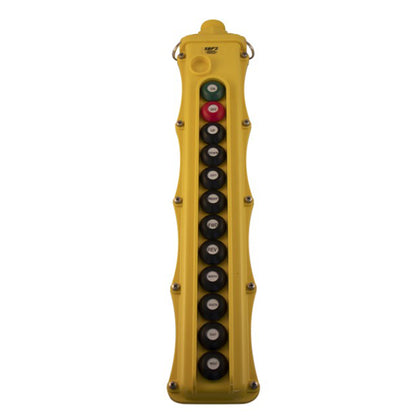 SBP2 Pendant Pushbutton Station, 12-Button, (10) Three-Speed with Momentary On/Off