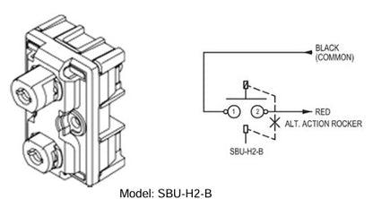 Maintained On/Off 2-Button Switch