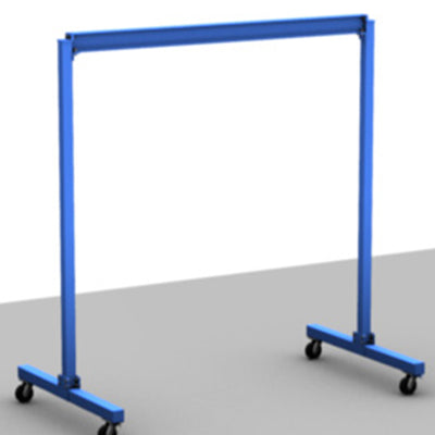Gorbel® 5 Ton, 18 Feet (ft) Hub (B) and 30 Feet (ft) Span (A) Fixed Height Steel Gantry Crane
